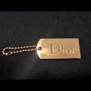 Authentic CHRISTIAN DIOR Sparkle Gold Dog Tag Lipgloss Palette